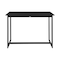 Armen Living Grand Outdoor Patio Bar Height Dining Table in Aluminum 840254332676 - alternate 1